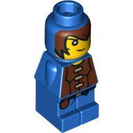 Bebek Micro miniFigür Baskı-No 54 1x1 - Mavi