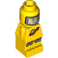 Bebek Micro miniFigür Baskı-No 7 1x1 - Sarı