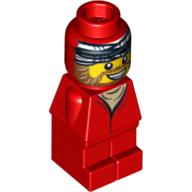 Bebek Micro miniFigür Baskı-No 15 1x1 - Kırmızı