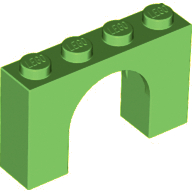 Kavisli Taş 1x4x2 iç kavis 1/2 Kemertaşı - Çim-Yeşili
