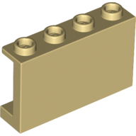 Panel 1x4x2 Duvar Parçası takviyeli - Bej
