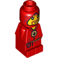 Bebek Micro miniFigür Baskı-No 55 1x1 - Kırmızı