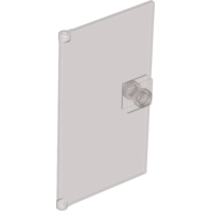 Kulplu kapı 1x4x6 - Şeffaf-Kahverengi